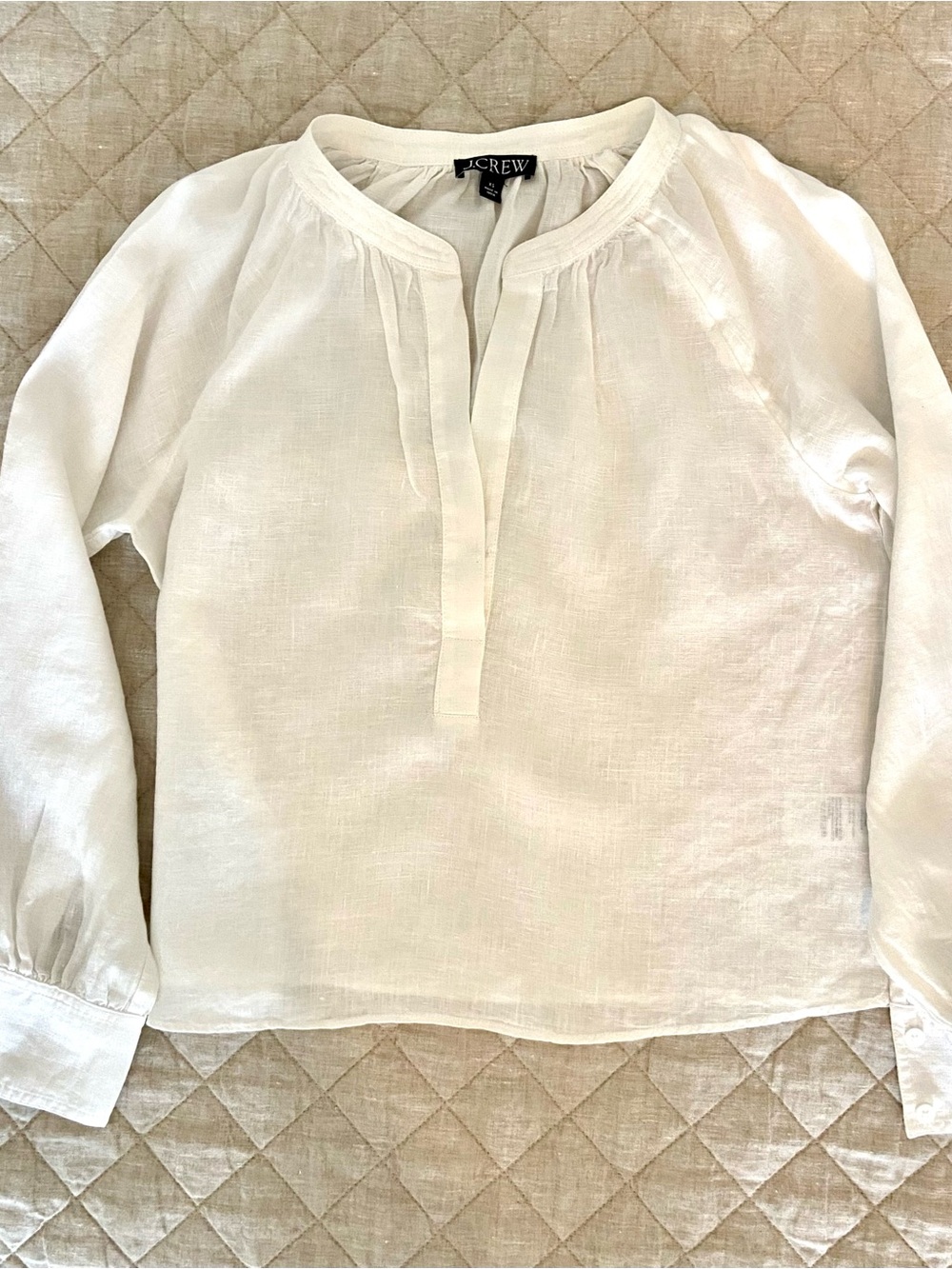 J. Crew Cabana Linen Top - Picture 4 of 9